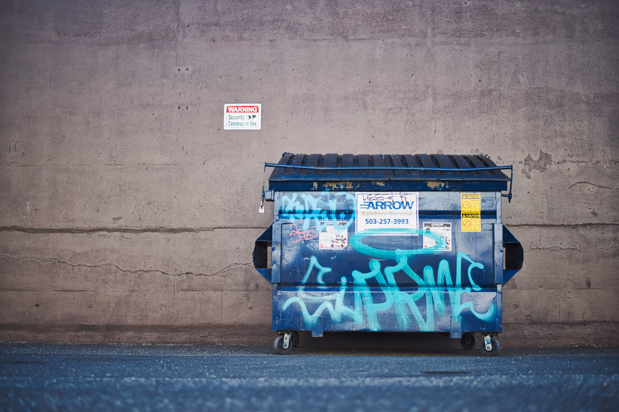 Dumpster Pad Cleaning