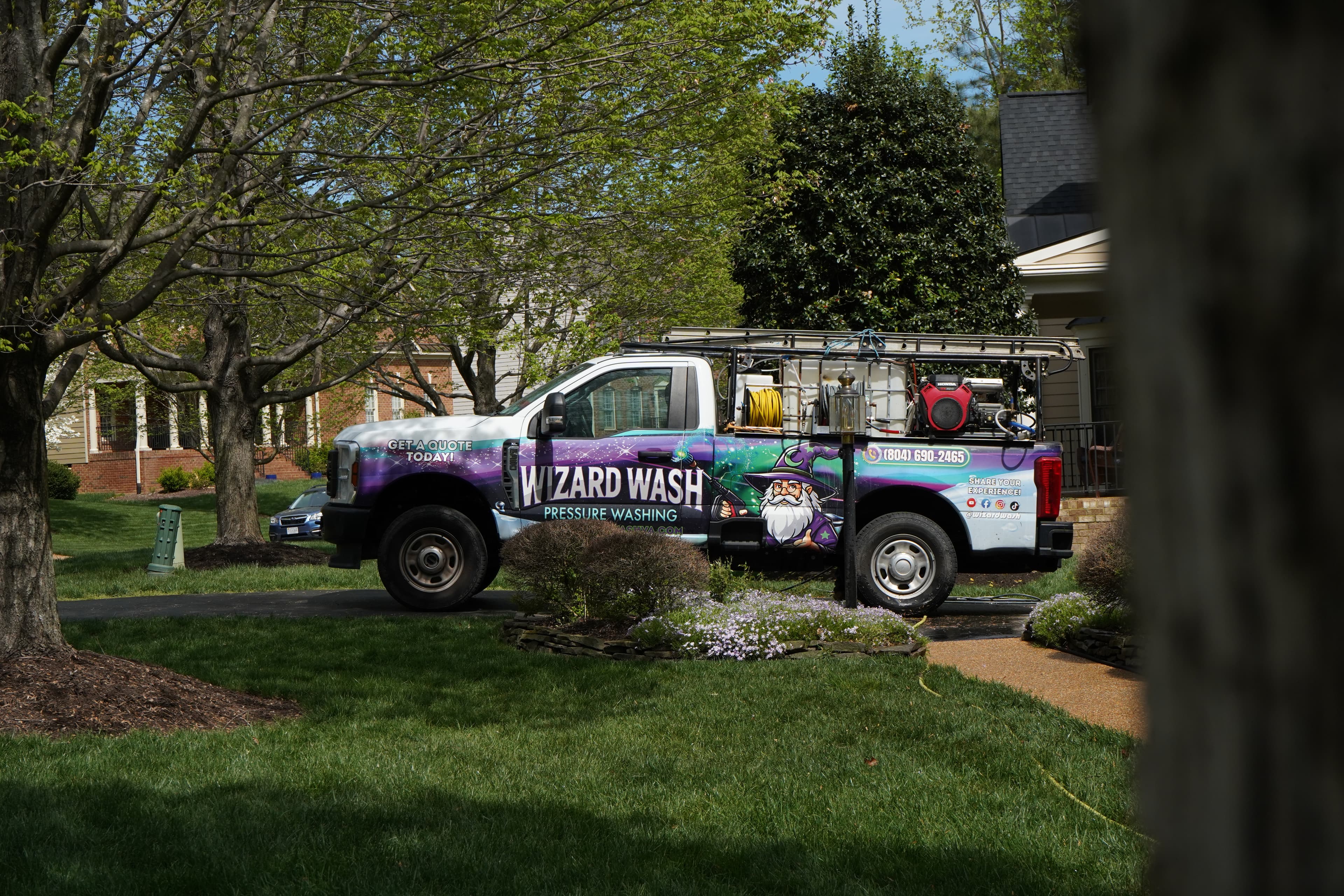 Wizard Wash Service Rig at Clean Home